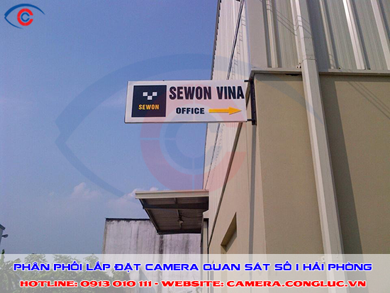 Thiết kế lắp đặt hệ thống camera quan sát tại Bắc Ninh cho công ty Sewon Vina
