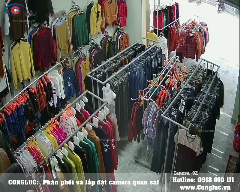 Lắp đặt camera tại An Dương cho Shop quần áo