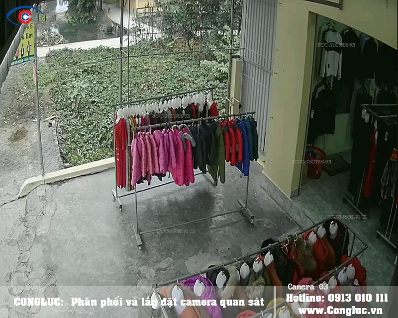 Lắp camera quan sát tại An Dương Hải Phòng cho cửa hàng quần áo