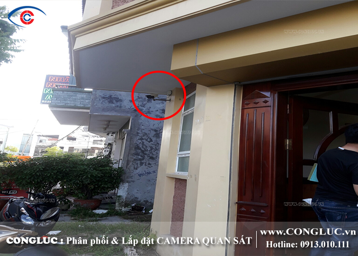 Lắp đặt camera chống trộm cho nhà riêng tại khu chung cư Hồng Thái