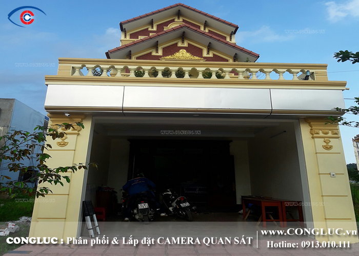 Lắp camera chống trộm tại khu chung cư Hồng Thái huyện An Dương Hải Phòng