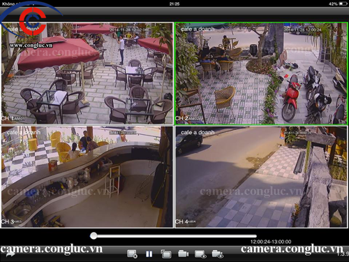 Lắp đặt camera cho quán cafe tại Hải Phòng