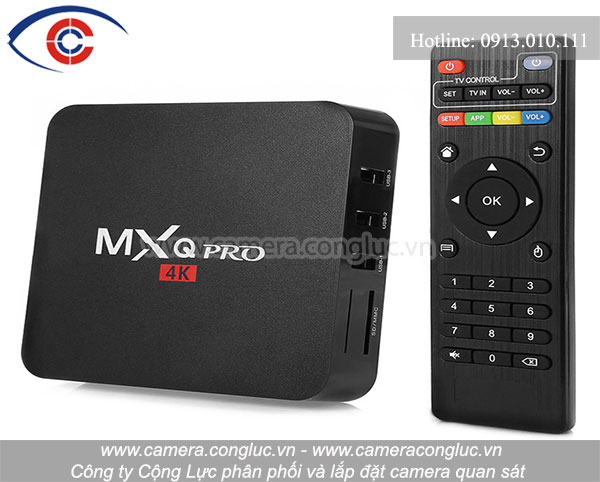 Sản phẩm Android TV Box MXQ Pro.
