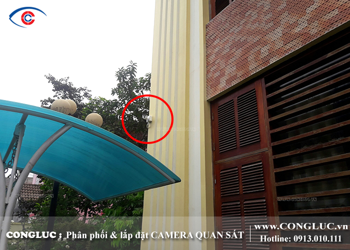 Thi công hệ thống camera quan sát nhà biệt thự tại Kinh Môn Hải Dương