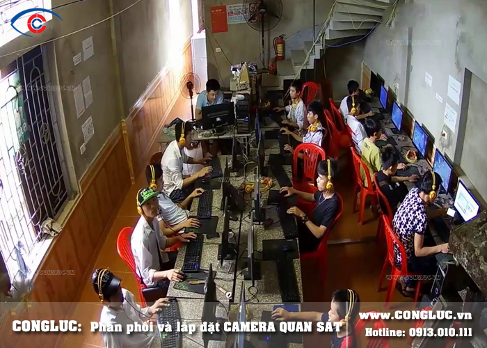Lắp camera quan sát chống trộm quán nét tại Quận Lê Chân