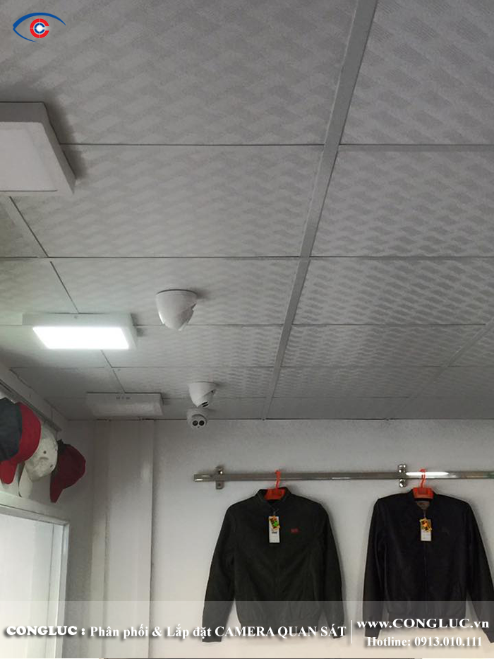 Lắp camera quan sát cửa hàng quần áo tại Hải Phòng