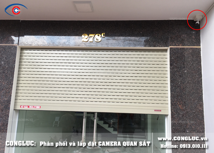Lắp đặt camera quan sát tại nhà riêng 278c Nguyễn Văn Linh Hải Phòng