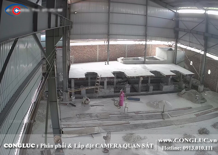 lắp camera quan sát nhà xưởng tại ccn quán toan