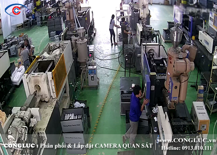 Lắp camera giám sát nhà xưởng ở KCN tràng duệ