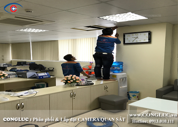 Lắp đặt camera quan sát cho văn phòng tại KCN Nomura Hải Phòng