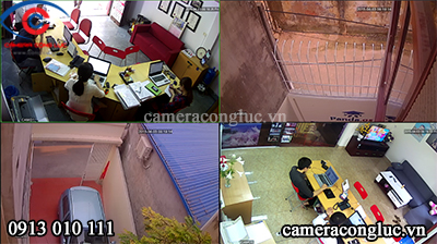 Lắp đặt camera quan sát trung tâm tư vấn du học Panda
