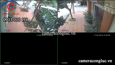 Lắp camera tại Quán Toan cho nhà biệt thự Hải Phòng