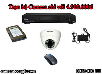 Lắp đặt trọn bộ camera giá rẻ tại Quảng Ninh