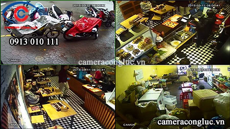 Lắp đặt camera cho quán ăn nhà hàng Shabu - nabu Hải Phòng
