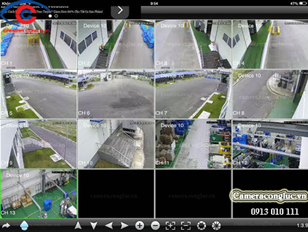 Lắp đặt camera quan sát khu công nghiệp Tràng Duệ