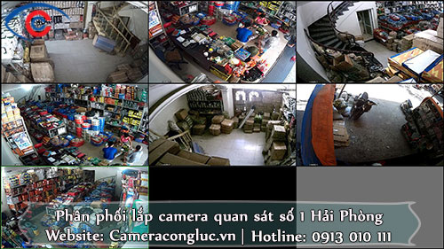 Lắp camera tại quận Hồng Bàng - Cửa hàng kim khí Hùng Đức