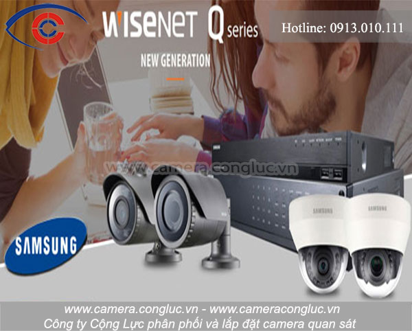 Camera IP Samsung wisenet Q tại Hải Phòng