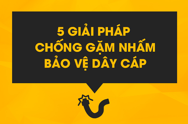 Cách chống gặm nhấm bảo vệ dây cáp