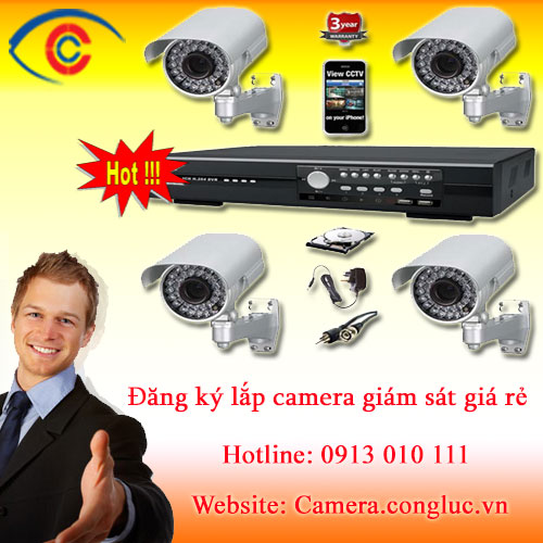 Đăng ký lắp camera giám sát giá rẻ tại Hải Phòng-0913010111