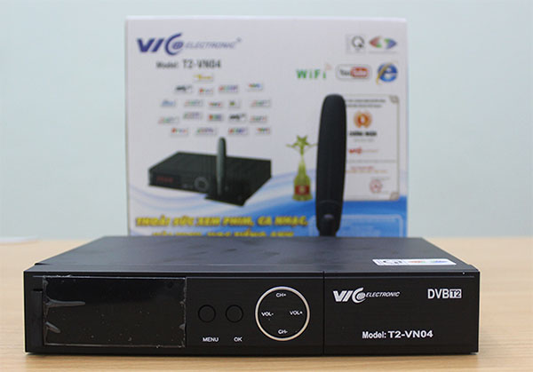 Đầu thu DVB T2 kết hợp Internet VIC T2-VN04 tại Hải Phòng