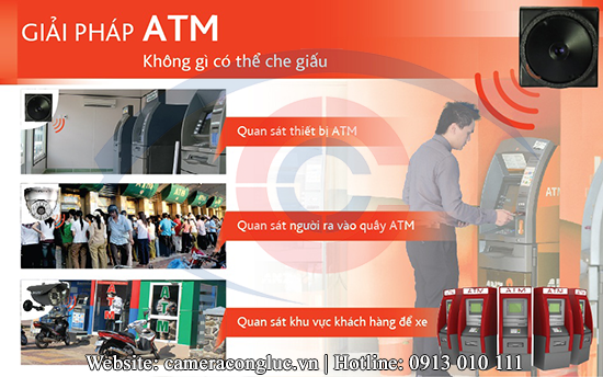 Giải pháp lắp đặt camera cho các trạm ATM.Tel:(0313)795111