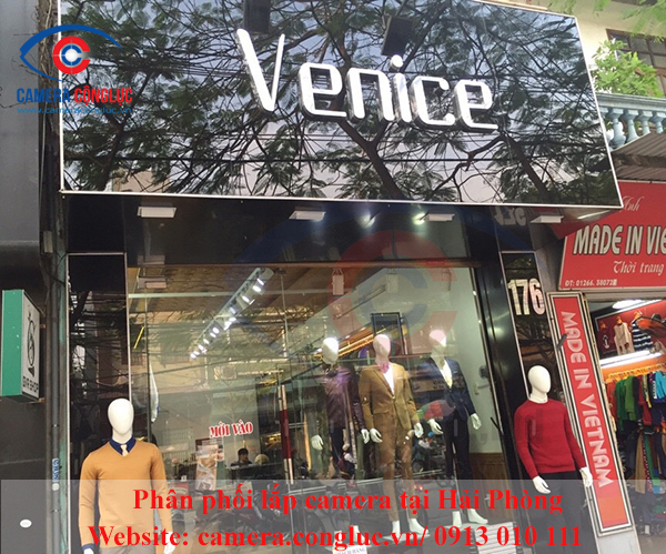 Cộng Lực lắp camera tại đường Lê Lợi, Hải Phòng – Shop Venice