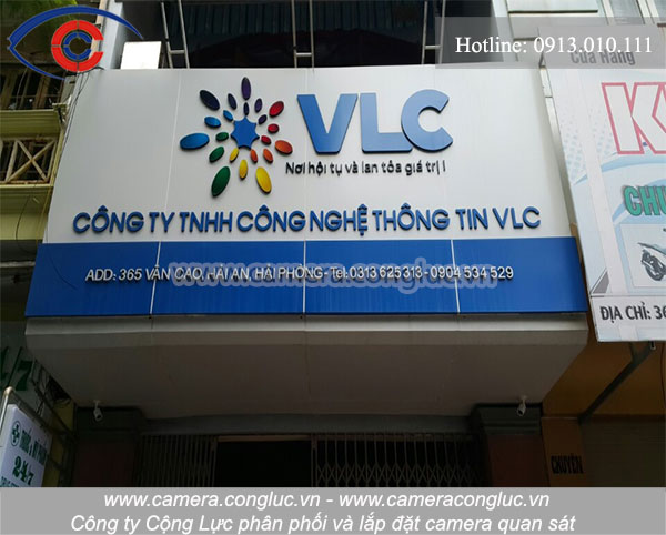 Lắp camera tại Văn Cao Hải Phòng–Trung tâm dạy nghề VLC