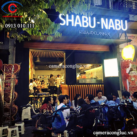 Lắp đặt camera quan sát cho nhà hàng SHABU-NABU tại Hải Phòng