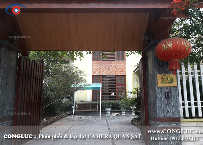 Dự án lắp đặt camera quan sát nhà biệt thự tại Kinh Môn, Hải Dương