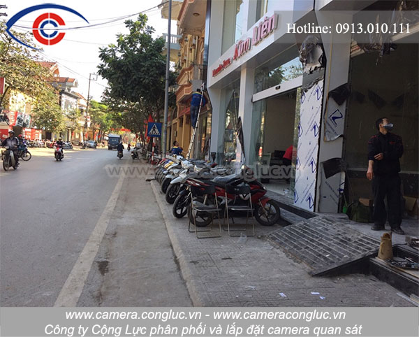 Lắp đặt camera và hệ thống âm thanh toa tại Quảng Yên, Quảng Ninh