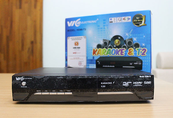 Lắp đặt đầu thu DVB T2 karaoke VIC HDMI T2 tại Hải Phòng