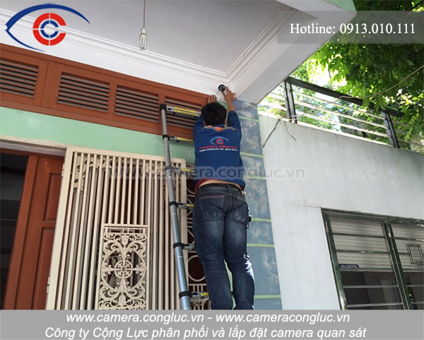 Thi công lắp camera IP tại Nguyễn Bỉnh Khiêm Hải Phòng
