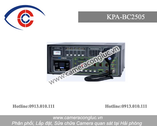 Trung tâm phát thanh cảnh báo KPA-BC2505 tại Hải Phòng