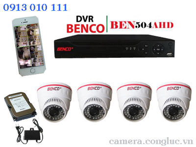 Trọn bộ Camera Benco. Lắp đặt trọn bộ camera benco tại Hải Phòng